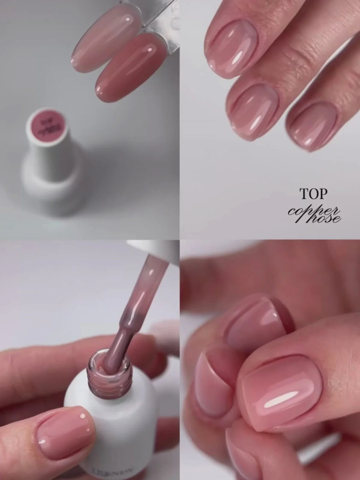 Cover Top COPPER ROSE 10ml, Trendy Nails