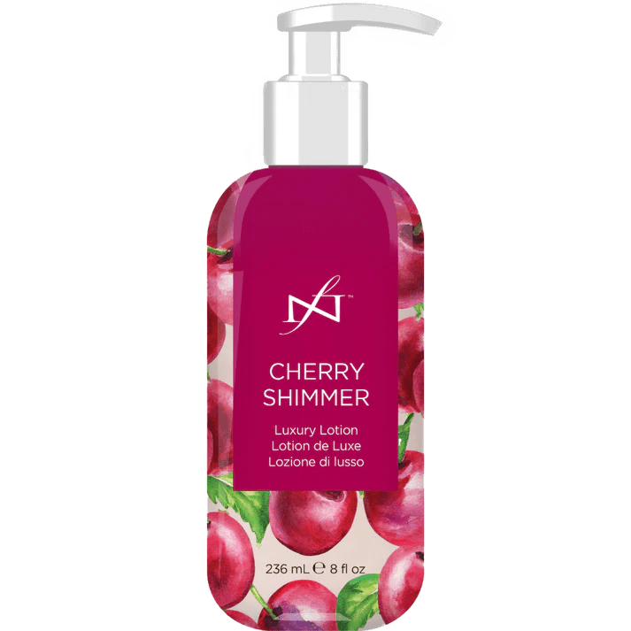 Famous Names Luxury Lotion Cherry Shimmer 236ml - SimDi Beauty