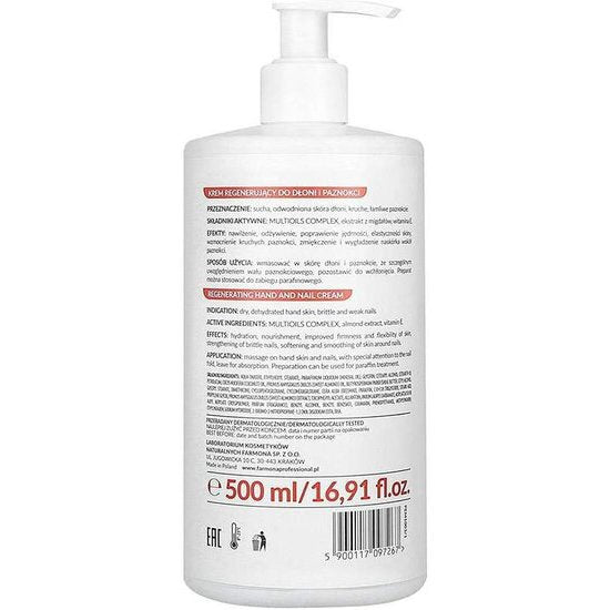 Farmona EXOTIC MANICURE Herstellende Hand - En Nagelcreme 500ml - SimDi Beauty