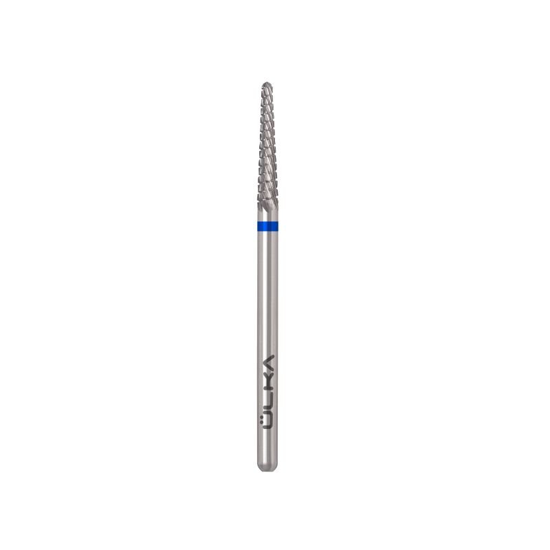ULKA Carbide Bitje Naald 2,3mm Lengte 14mm Blauw