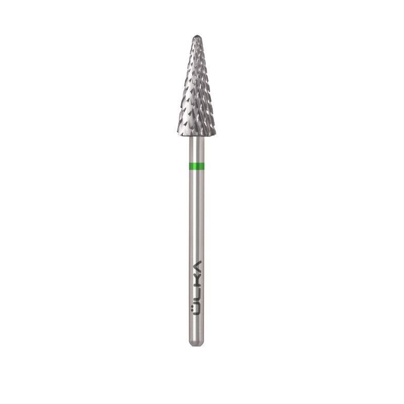 ULKA Carbide Bitje 6mm Lengte 15mm Groen