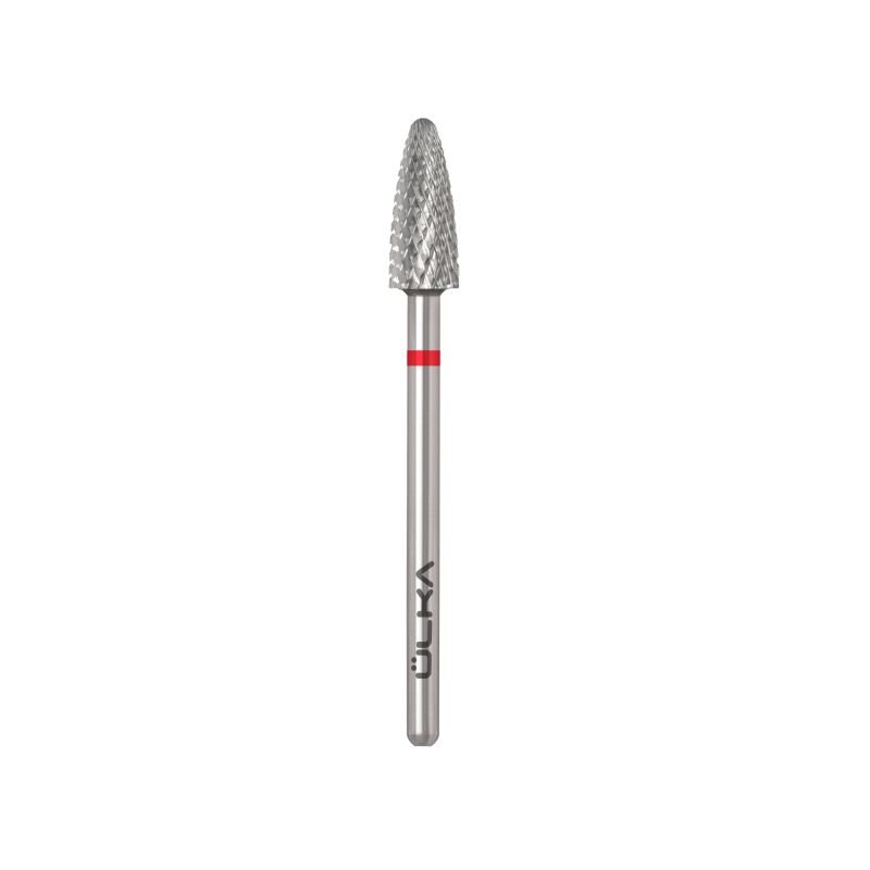 ULKA Carbide Bitje 5mm Lengte 13mm Rood