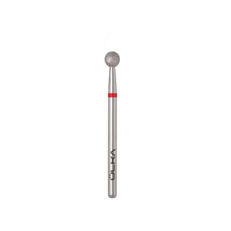 ULKA Diamand Freesbitje Bol 4mm Rood