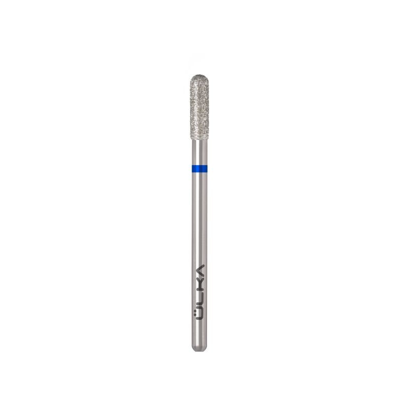 ULKA Diamand Freesbitje Rond Cilinder 3mm lengte 10mm Blauw