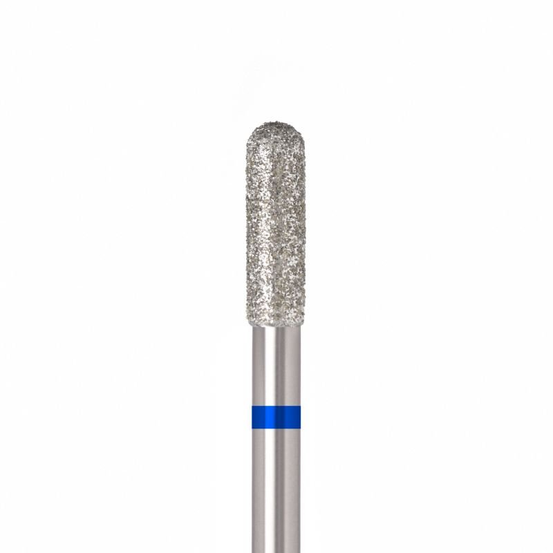 ULKA Diamand Freesbitje Rond Cilinder 3mm lengte 10mm Blauw