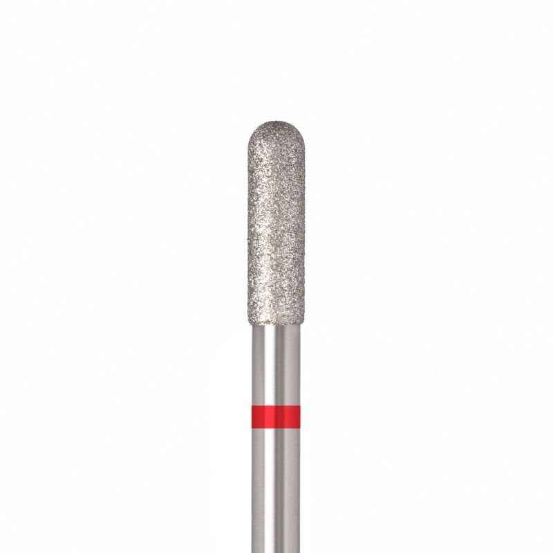 ULKA Diamand Freesbitje Rond Cilinder 3mm lengte 10mm Rood