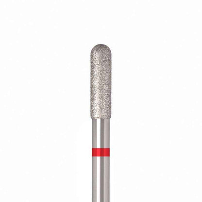 ULKA Diamand Freesbitje Rond Cilinder 3mm lengte 10mm Rood