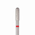 ULKA Diamand Freesbitje Rond Cilinder 3mm lengte 10mm Rood