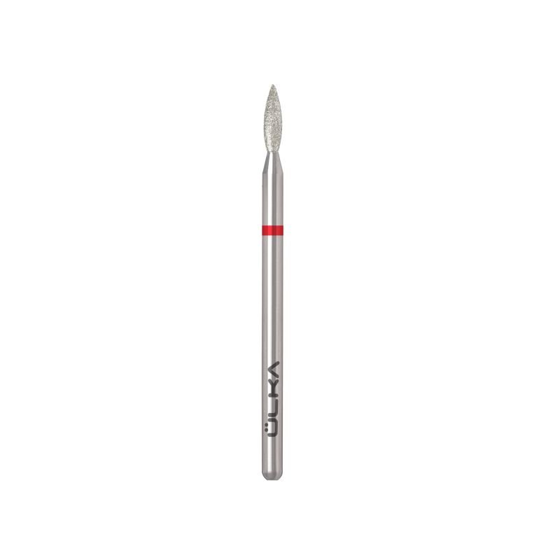 ULKA Diamand Freesbitje 2,1 lengte 8mm Rood