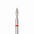 ULKA Diamand Freesbitje 2,3 lengte 8mm Rood