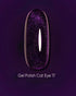 DARK cat eye gellak donker in paarse tint met schitterende glitters voor perfectie nagels