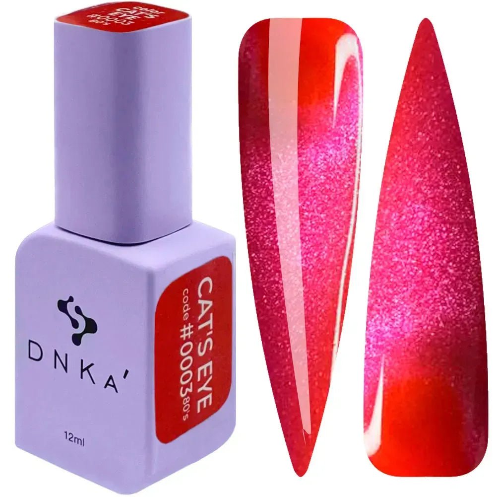 Gellak DNKá Cat´s Eye 0003 80´s HEMA/TPO FREE, 12ml - SimDi Beauty