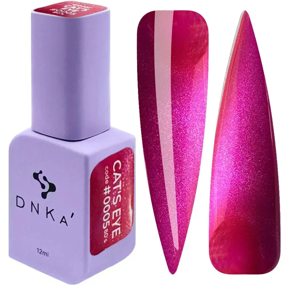 Gellak DNKá Cat´s Eye 0005 80´s HEMA/TPO FREE, 12ml - SimDi Beauty