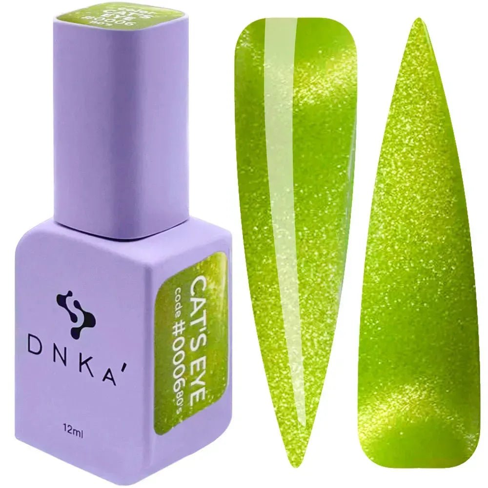 Gellak DNKá Cat´s Eye 0006 80´s HEMA/TPO FREE, 12ml - SimDi Beauty