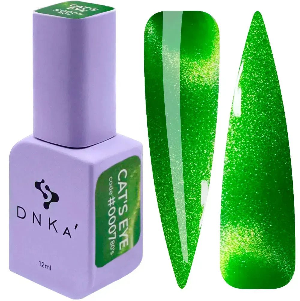Gellak DNKá Cat´s Eye 0007 80´s HEMA/TPO FREE, 12ml - SimDi Beauty