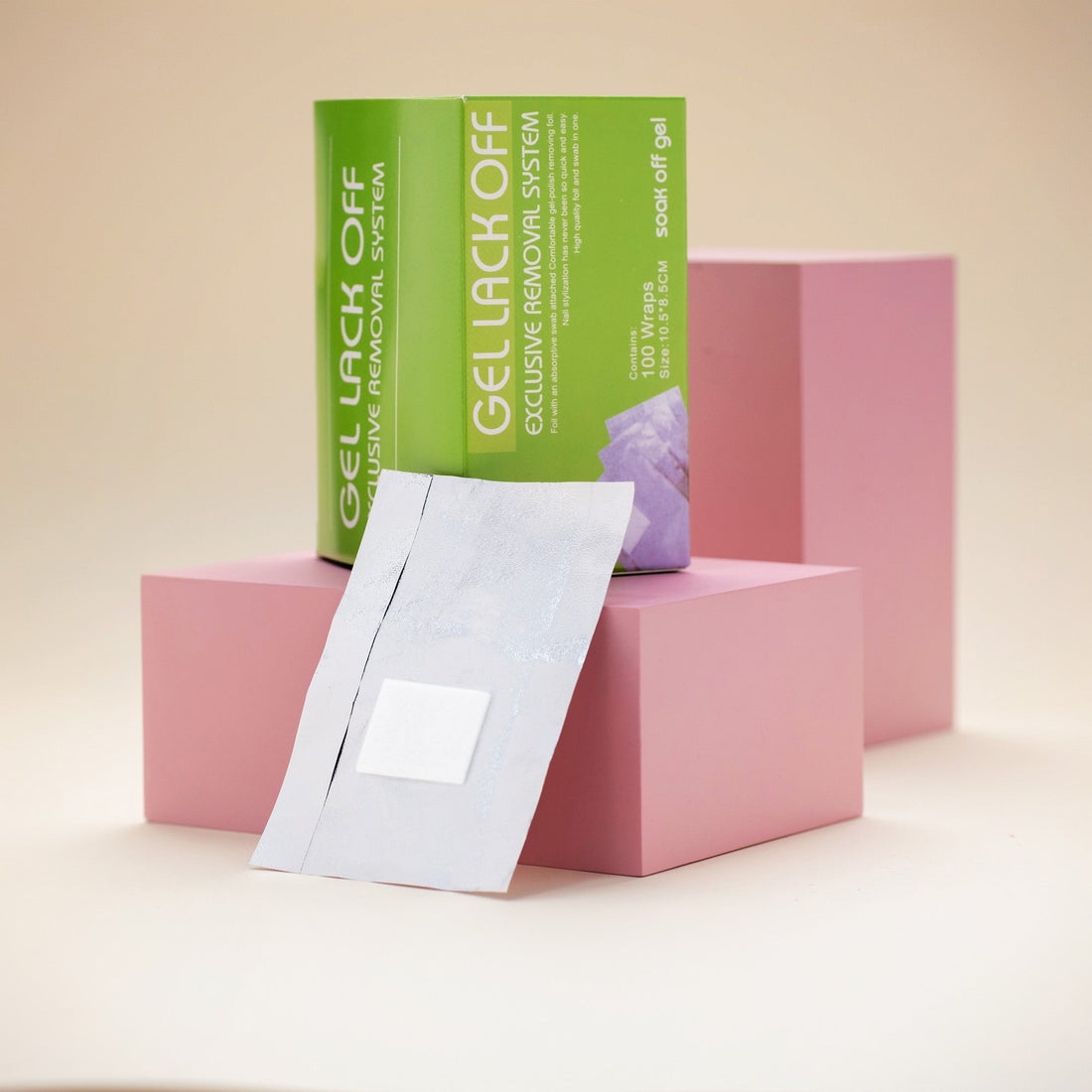Gel/polish removal foil - 100 stuks - SimDi Beauty