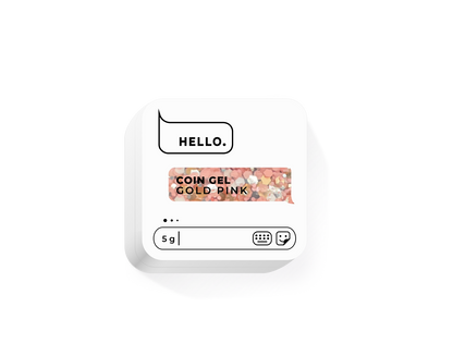 HEYLOVE Coin Gel GOLD PINK, 5g