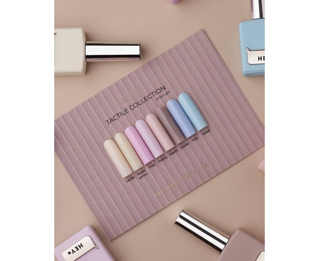 HEYLOVE BIAB gel vanilla en pastel nagellak kleuren voor een stijlvolle manicure