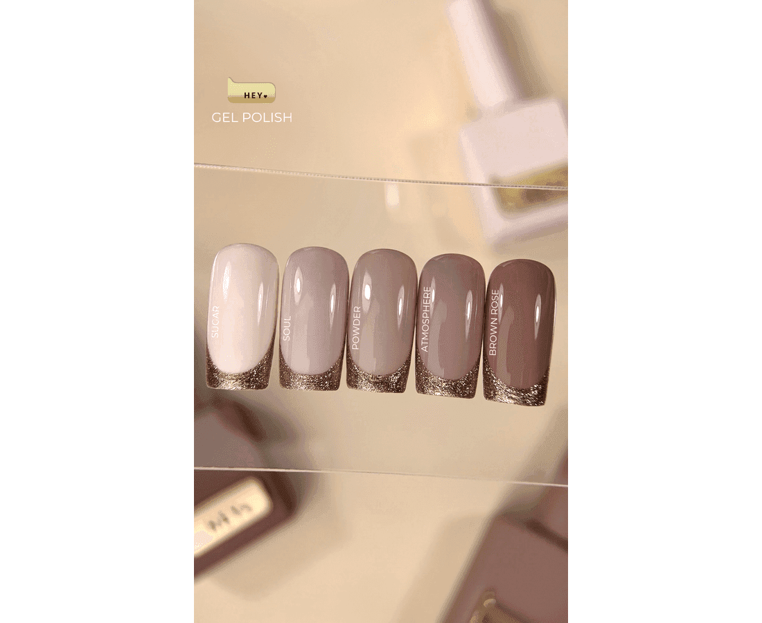 HEYLOVE gellak SOUL 15ml kopen, neutrale kleuren voor een elegante nagelstijl