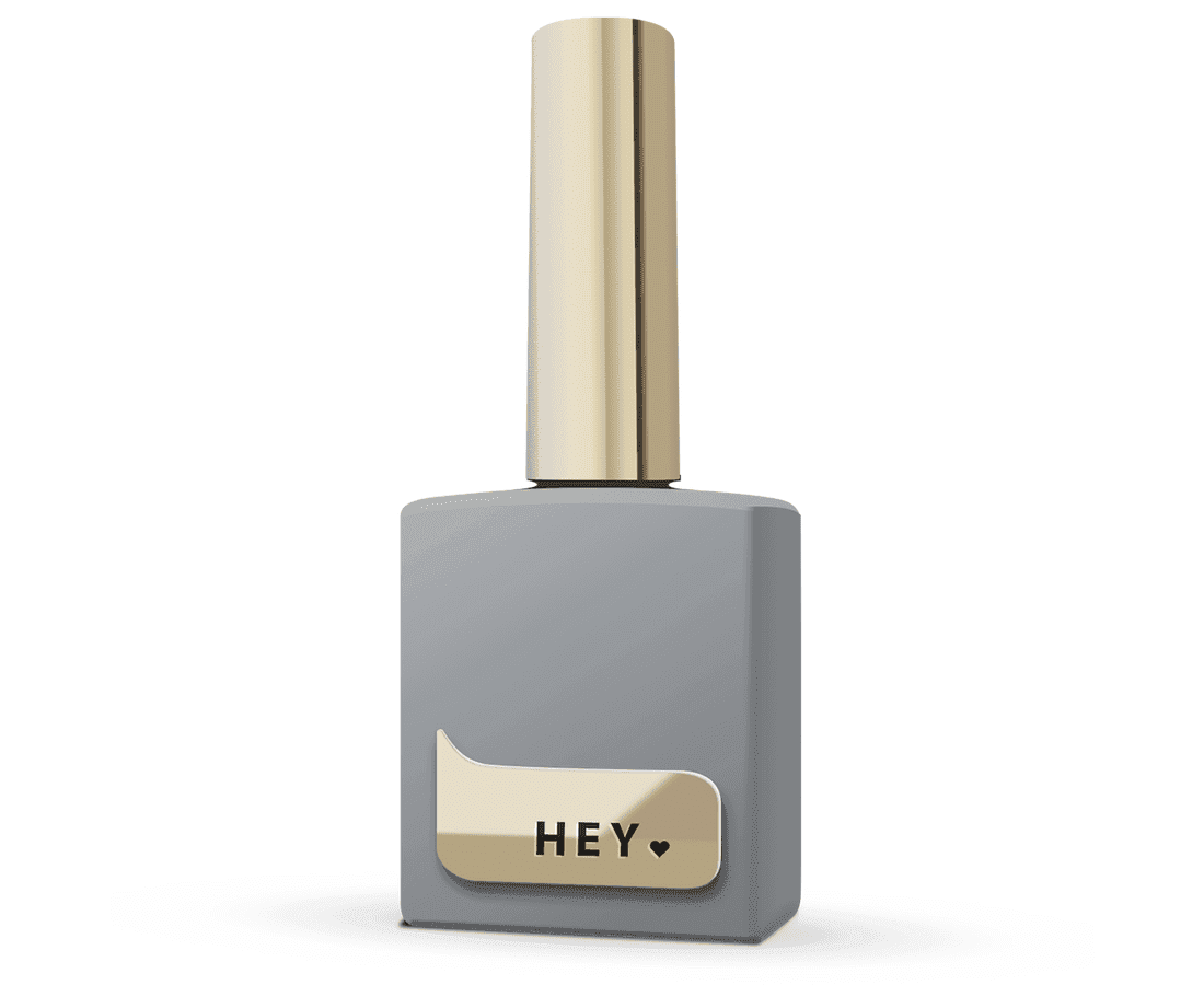 HEYLOVE top coat zonder plaklaag in grijs voor een perfecte manicure