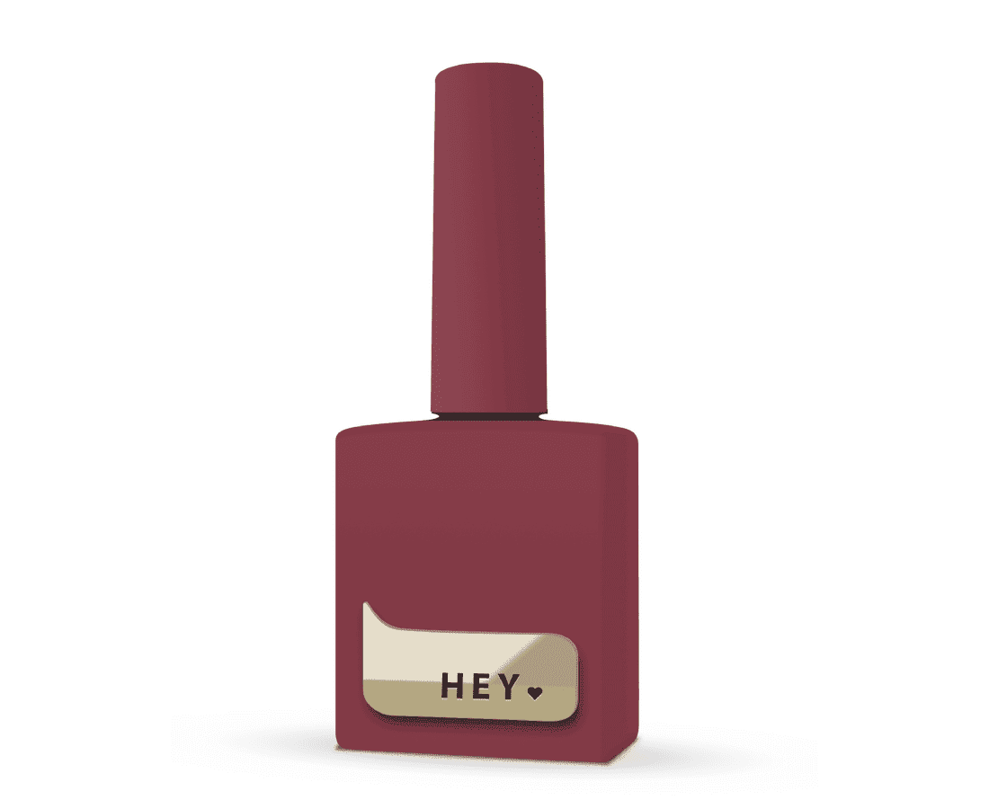 HEYLOVE gellak velvet in diep bordeaux voor een stijlvolle nagelafwerking