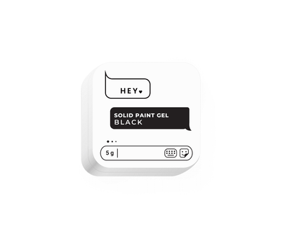 HEYLOVE Solid Paint Gel BLACK, 5g - SimDi Beauty