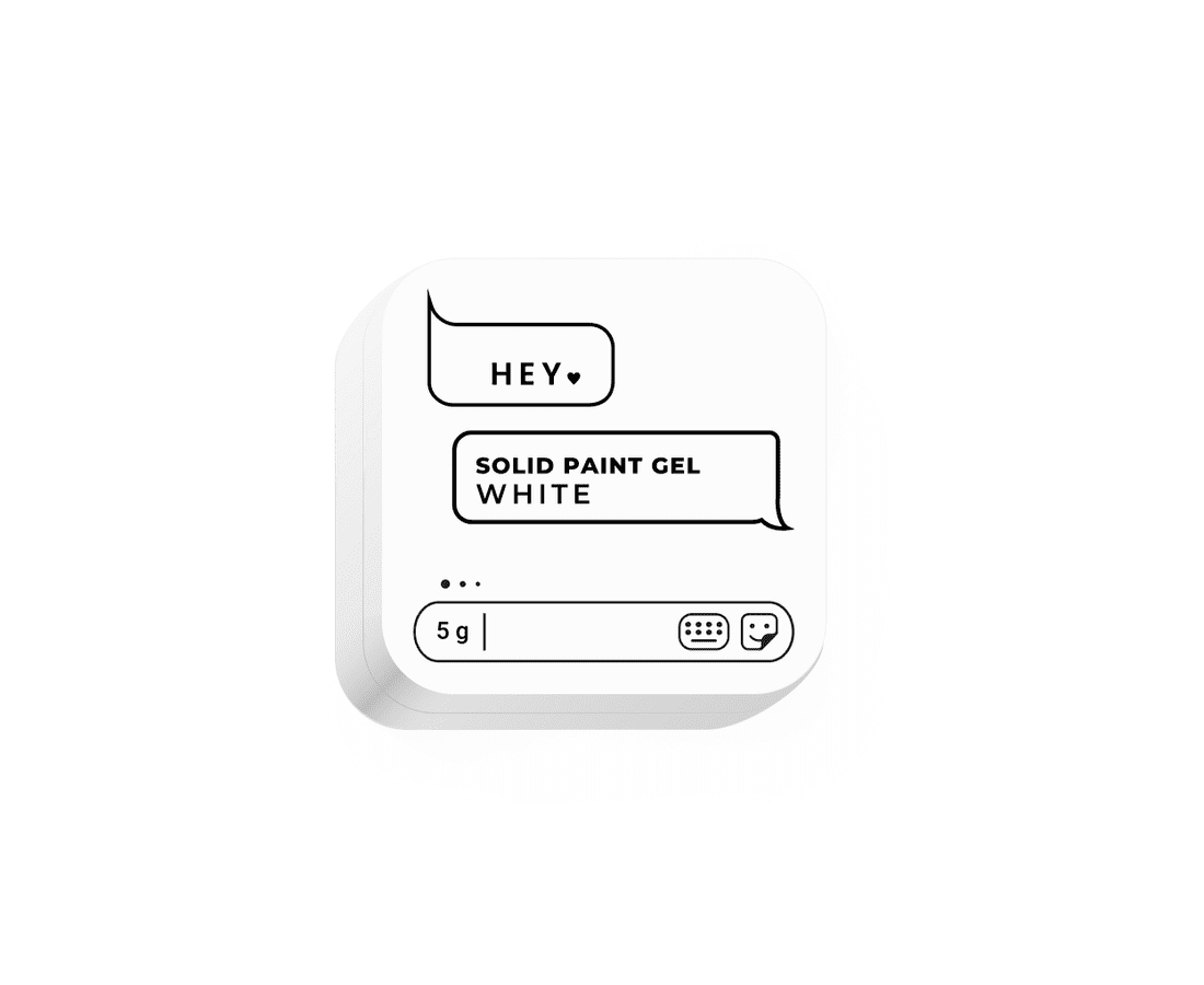 HEYLOVE Solid Paint Gel WHITE, 5g - SimDi Beauty