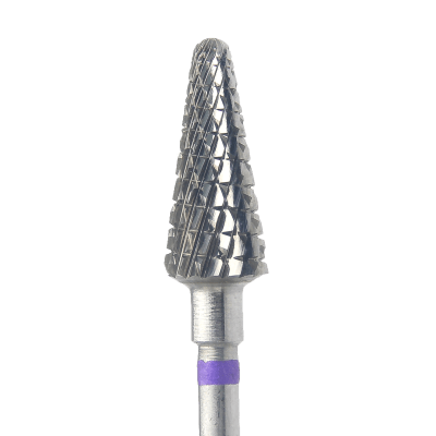 KMIZ Carbide Conus - Corn Freesbitje Paars 6mm 14mm 2.3mm - SimDi Beauty