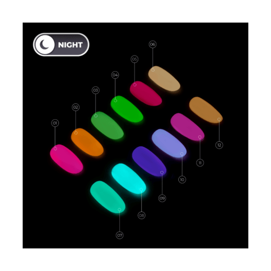 KODI Gellak 07NG &quot;Night Glow&quot; 7ml - SimDi Beauty