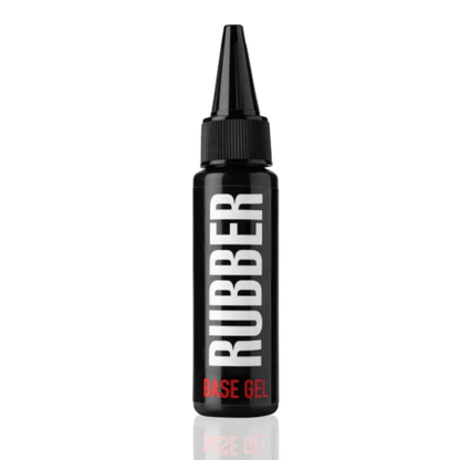 KODI Rubber Base Gel in een zwart flesje met geconcentreerde formule voor sterke nagels