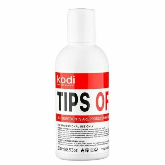 KODI Tips off, Vloeistof (aceton) Voor Het Verwijderen van Acryl en Gellak - SimDi Beauty
