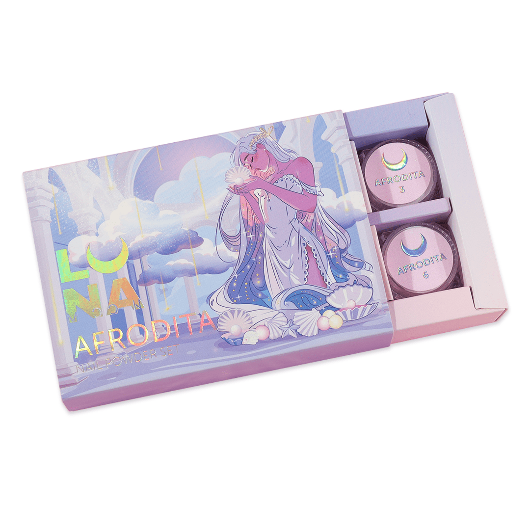 LUNA AFRODITA Nagelpoeder Set 6stuks - SimDi Beauty