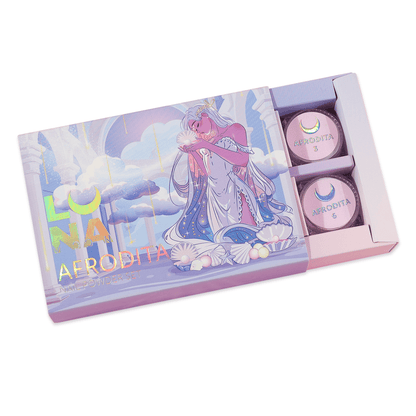 LUNA AFRODITA Nagelpoeder Set 6stuks - SimDi Beauty
