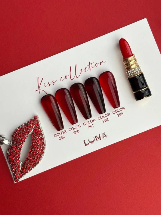 LUNA Box Set Gellak &quot;Kiss&quot; Collecion 8ml - SimDi Beauty