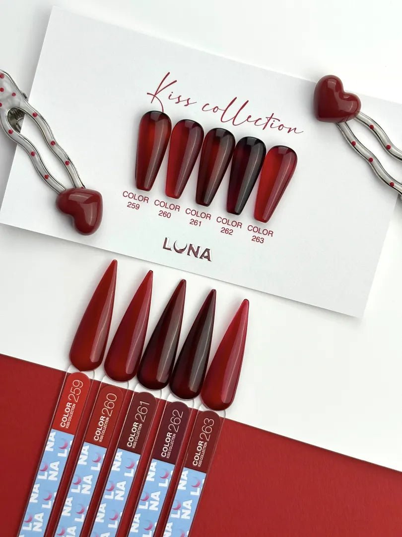 LUNA Box Set Gellak &quot;Kiss&quot; Collecion 8ml - SimDi Beauty