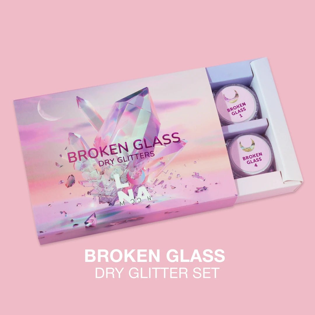 LUNA BROKEN GLASS Dry Glitter Set 6stuks - SimDi Beauty