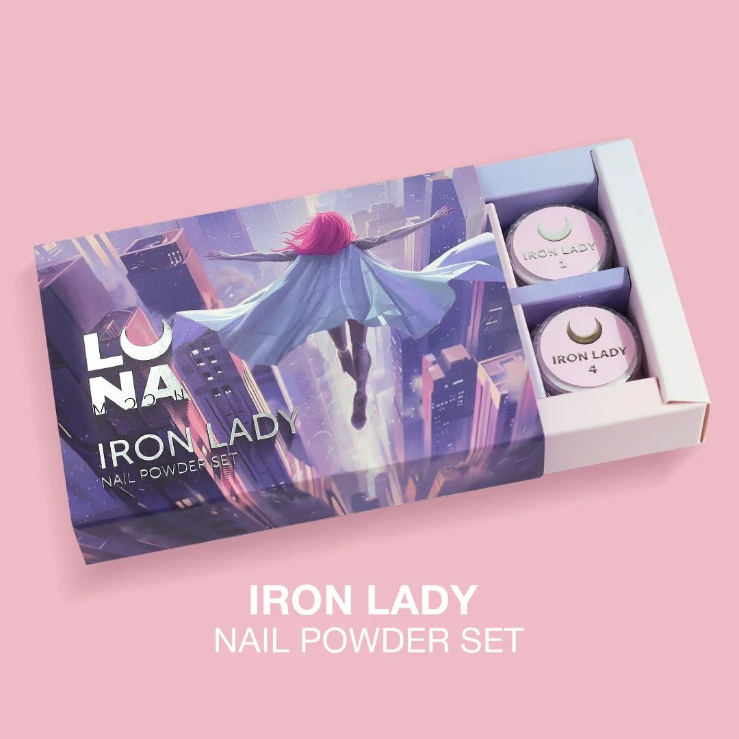 LUNA IRON LADY Nagelpoeder Set 6stuks - SimDi Beauty