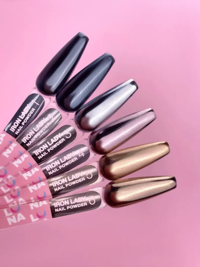 LUNA IRON LADY Nagelpoeder Set 6stuks - SimDi Beauty