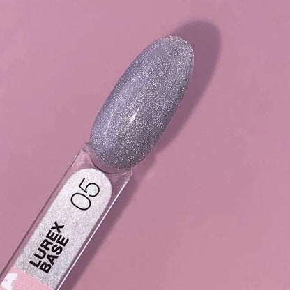 LUNA Lurex Base in kleur 05 met glinsterende afwerking voor stijlvolle nagelstyling