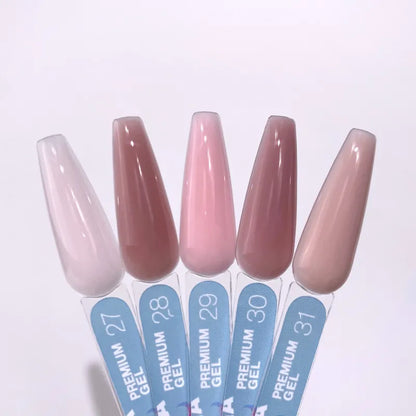 LUNA premium builder gel 30ml in verschillende nude tinten voor nagelstyling