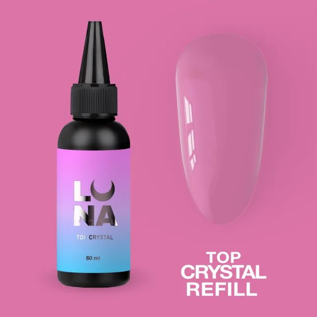 LUNA Top Coat CRYSTAL No - Wipe - SimDi Beauty