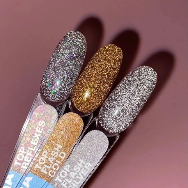 LUNA Top Coat Flash GOUD 13ml - SimDi Beauty