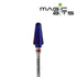 MAGIC BITS Carbide Conisch Cross - Cut Bitje Meteor Fijn - Rood - SimDi Beauty