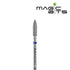 MAGIC BITS Diamant freesbitje torpedo - medium (blauw), 3.1 mm - SimDi Beauty
