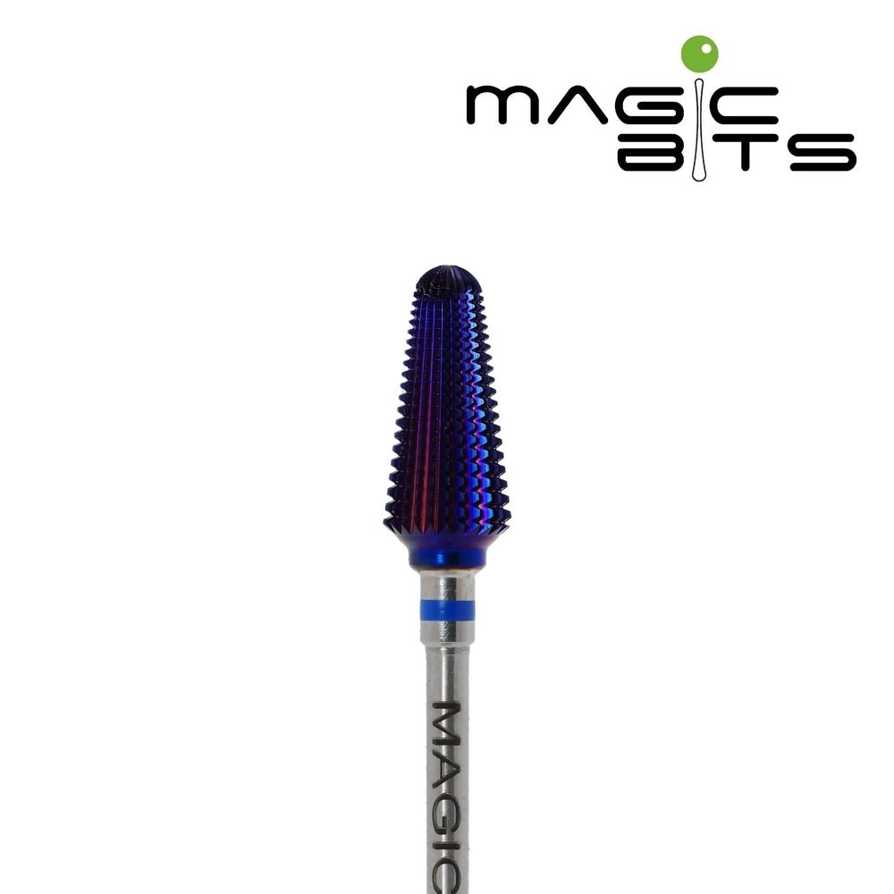 MAGIC BITS medium meteor bitje in blauw met een unieke vorm voor precisiewerk in nagels