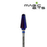 MAGIC BITS medium meteor bitje in blauw met een unieke vorm voor precisiewerk in nagels