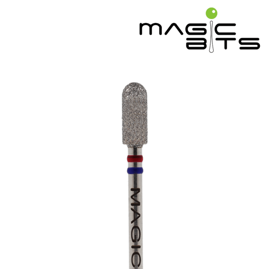 MAGIC BITS freesbitje cilinder rood blauw voor precisiewerk en het slijpen van materialen
