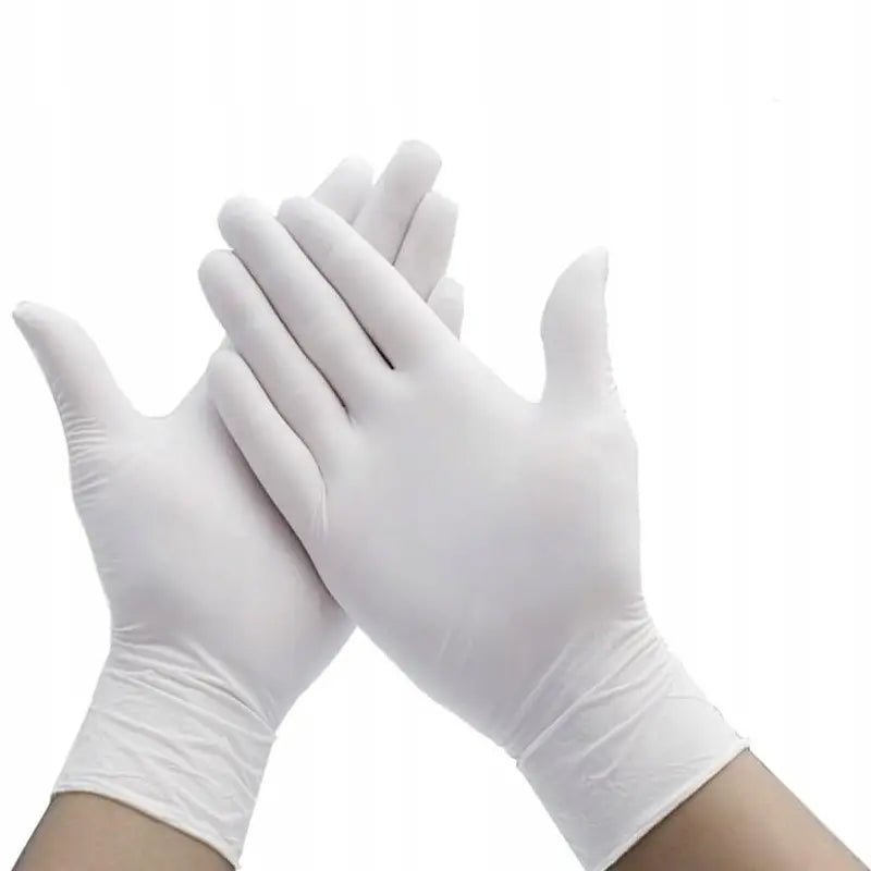 Mercator nitrylex handschoenen wit voor medische toepassingen