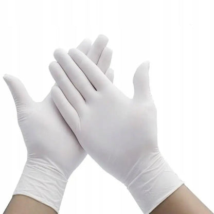 Mercator nitrylex handschoenen wit voor medische toepassingen