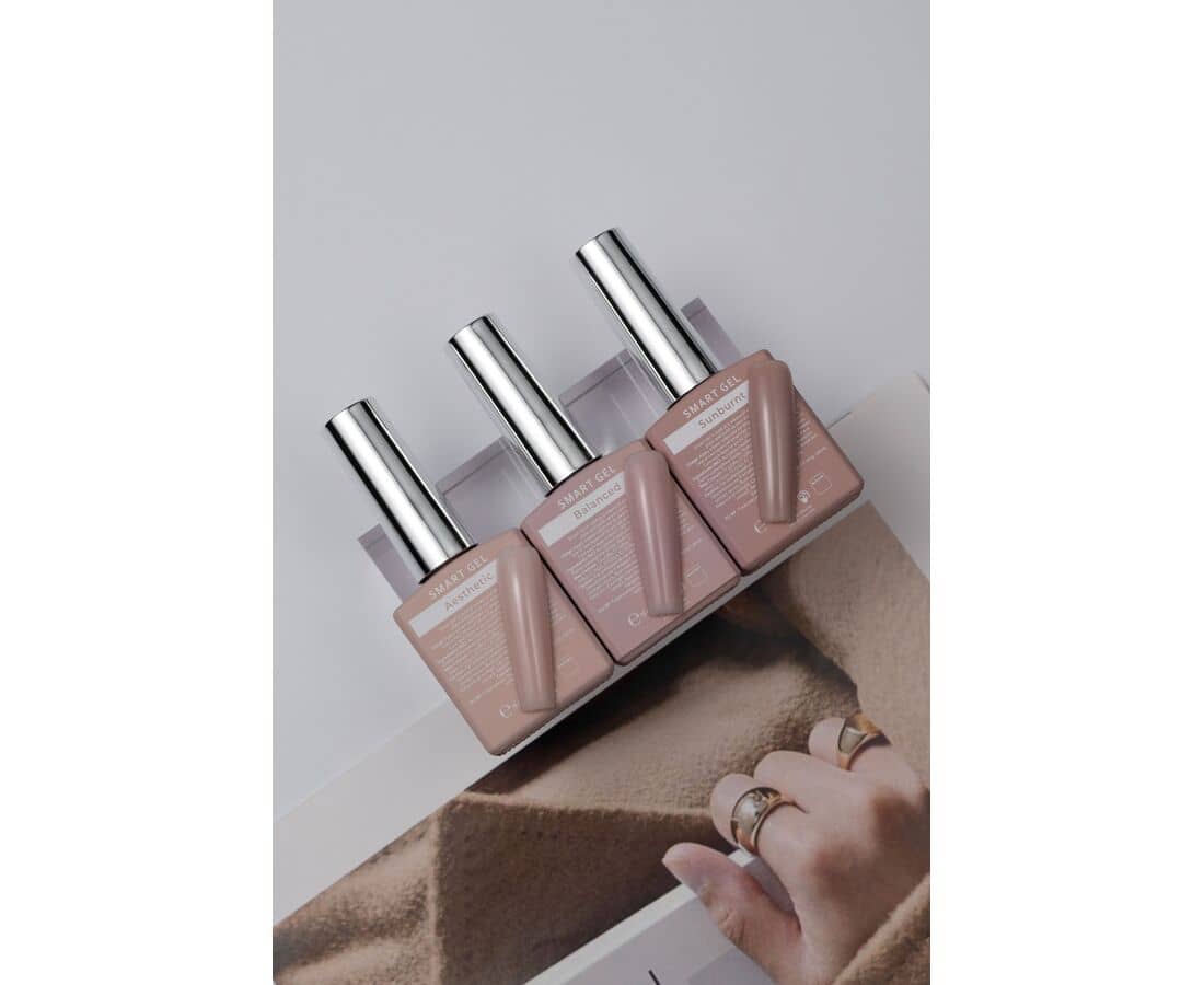 HEYLOVE BIAB gel nagels in nude tint voor een professionele nagelafwerking